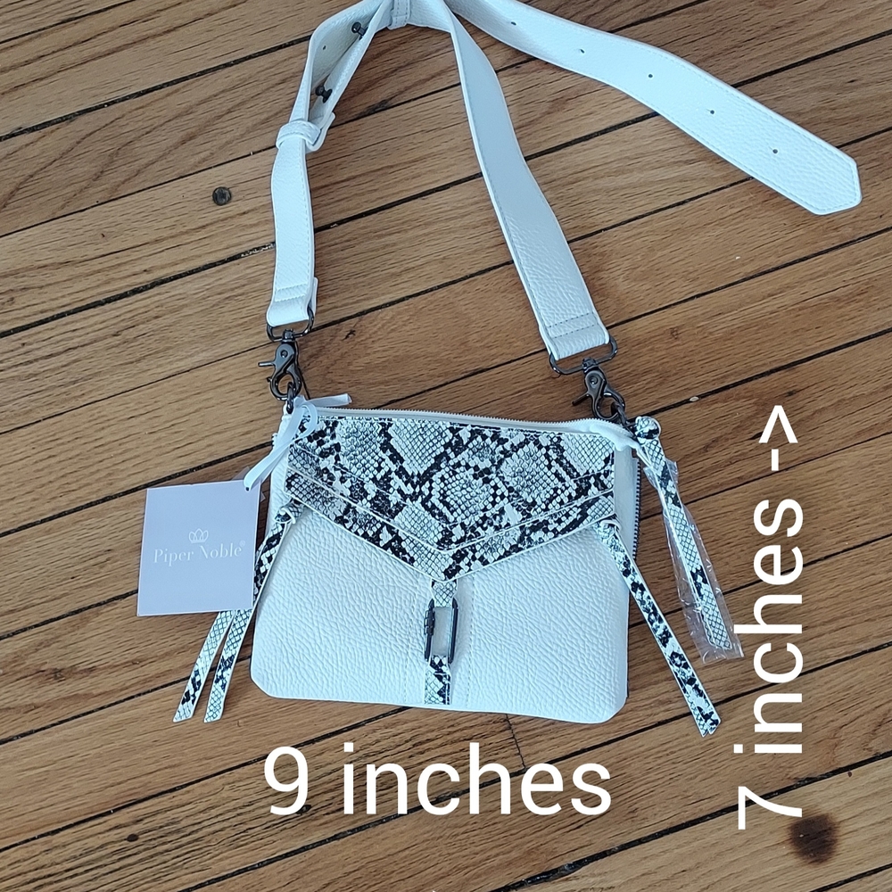 White and Black Women's Bag